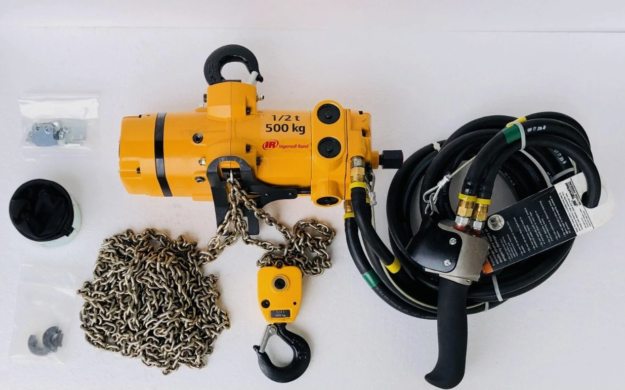 Ingersoll Rand CL500K-2C10-C6U 1/2 Ton Pneumatic Air Chain Hoist